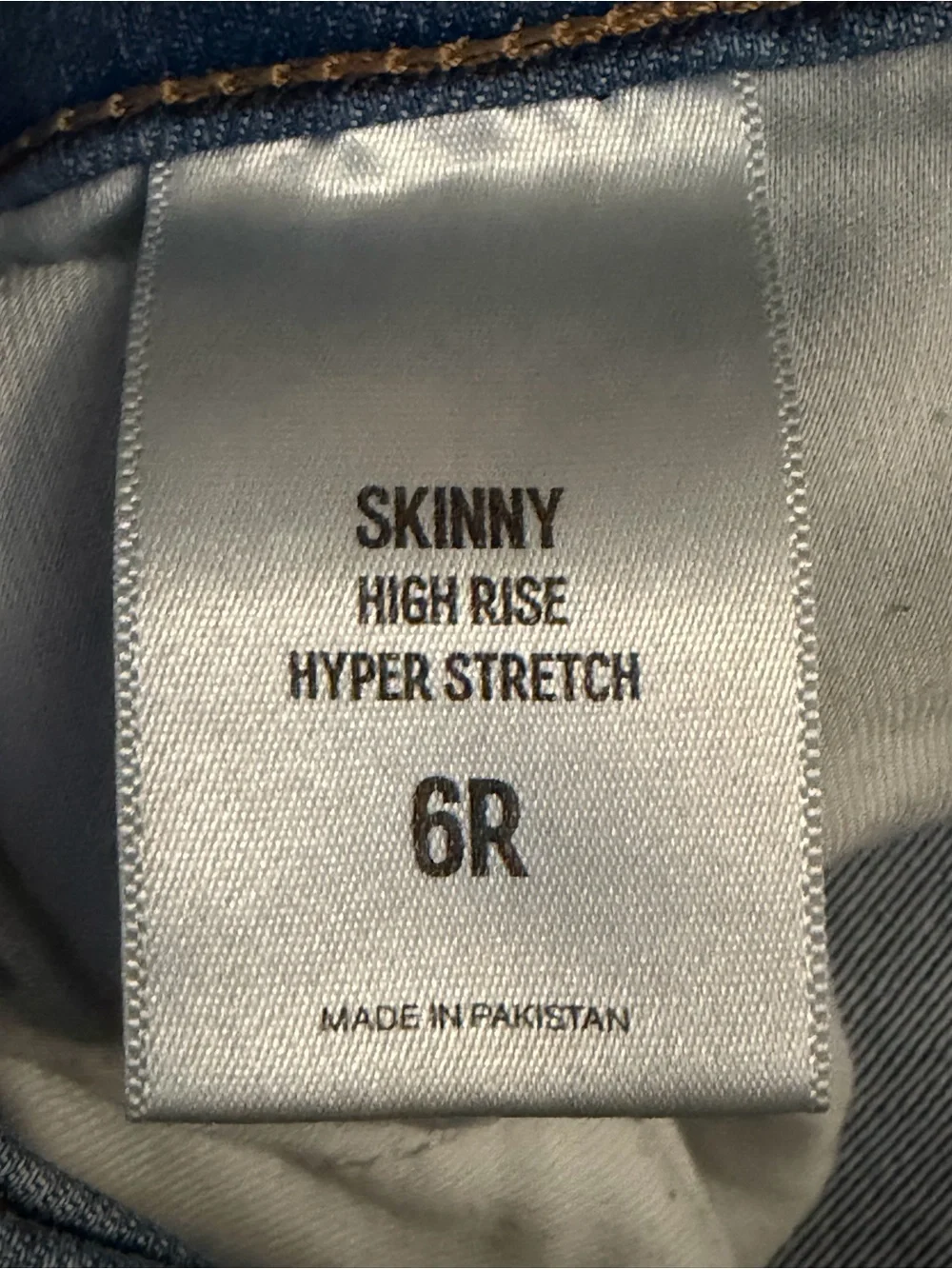 Express Skinny Jeans in Blue Denim